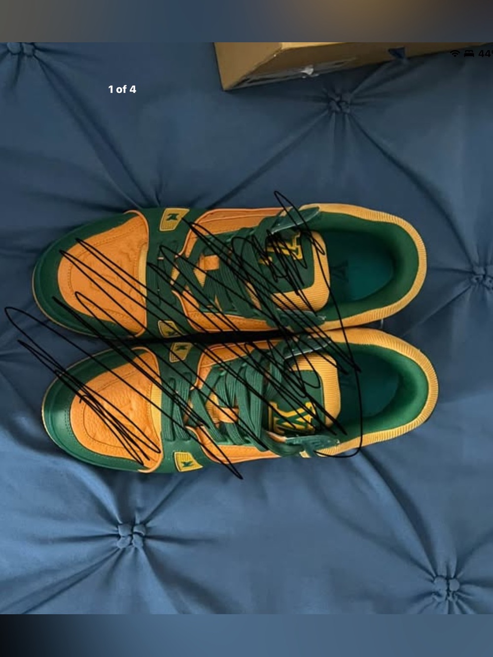 LV Green and Orange Trainers